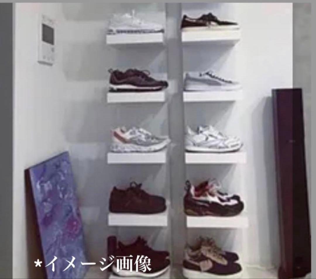 組立完成品スニーカーラック ウォールシェルフ