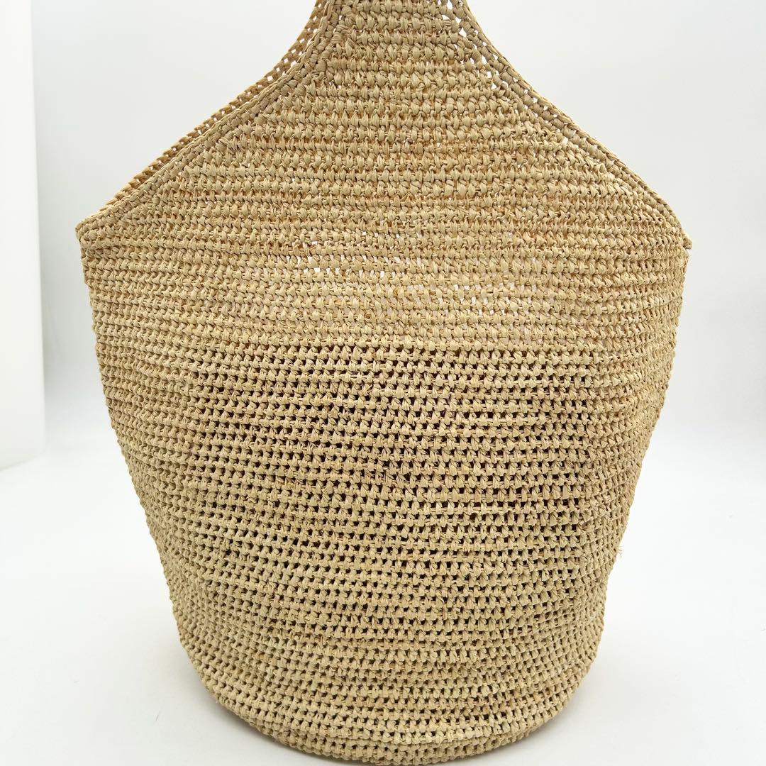 未使用級　ヘレンカミンスキー　ワンショルダーバッグ　カゴ　ラフィア　A4　肩掛け