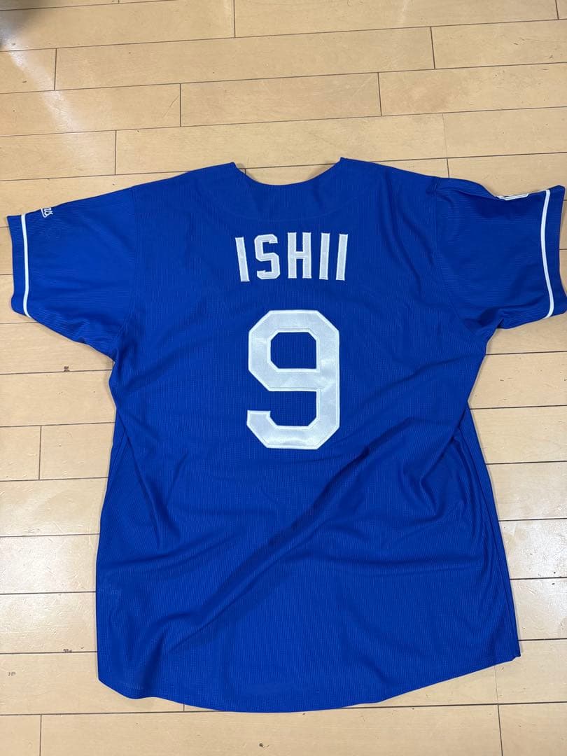 【美品】石伊 9 レプリカユニフォーム Lサイズ ビジター 中日ドラゴンズ