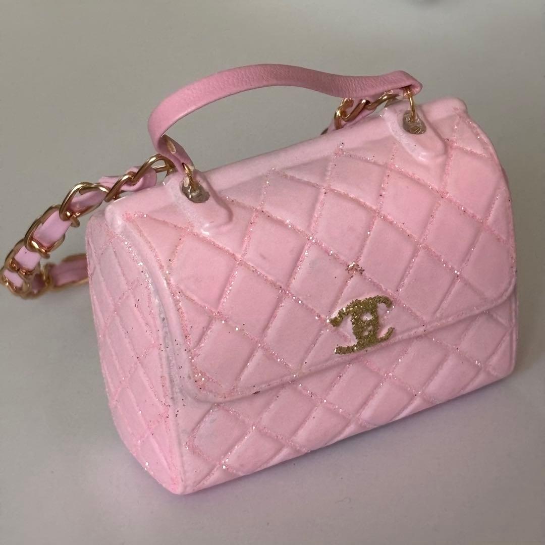 アスティエ クリスマス オーナメント バッグ ピンク