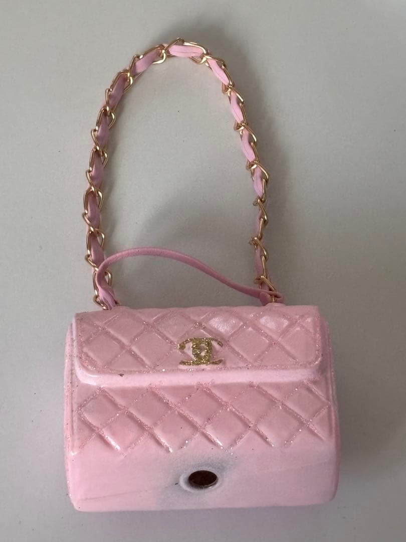 アスティエ クリスマス オーナメント バッグ ピンク