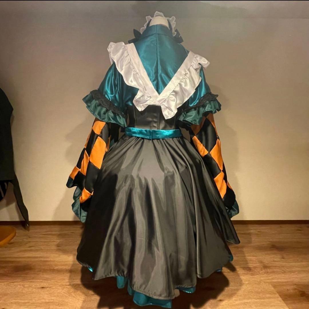 【即日発送】ホロライブ 儒烏風亭らでん スイパラコラボ コスプレ衣装 メイド服