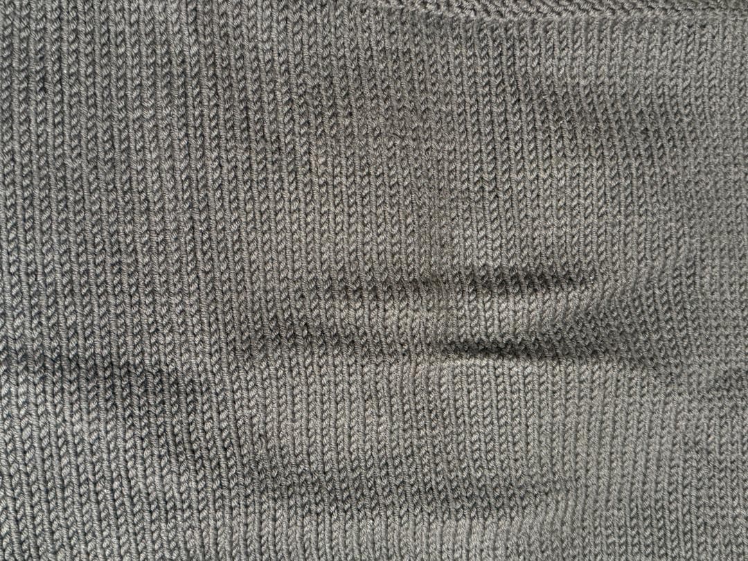 ダークブラウン ダウンニットジャケット