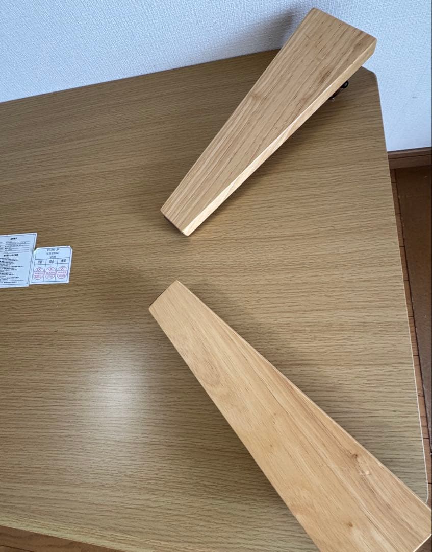 ニトリ木製テーブル　2台セット②