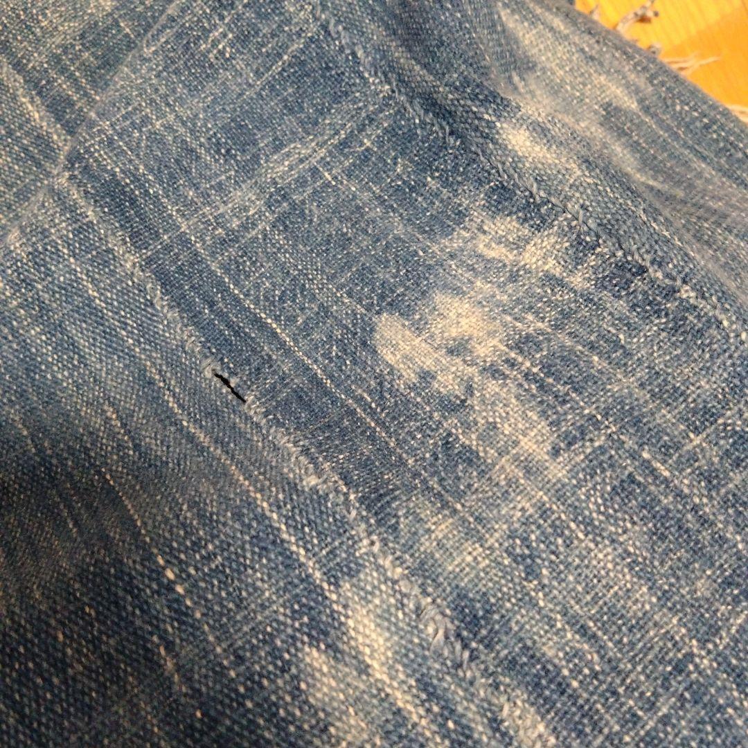 アフリカンインディゴ　ファブリック　古布　ストール