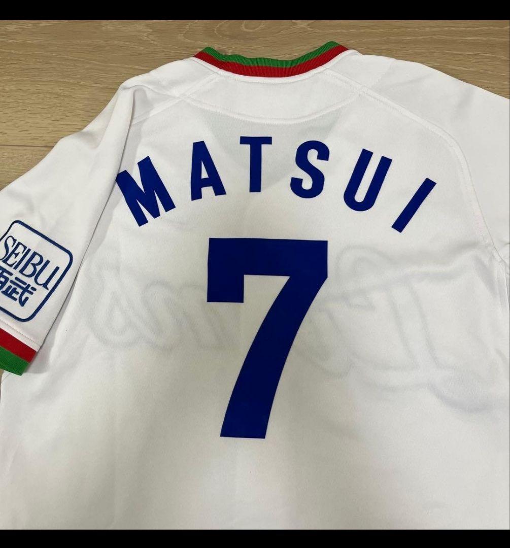 埼玉西武ライオンズ　松井稼頭央　ホームユニフォーム　NIKE ワッペン