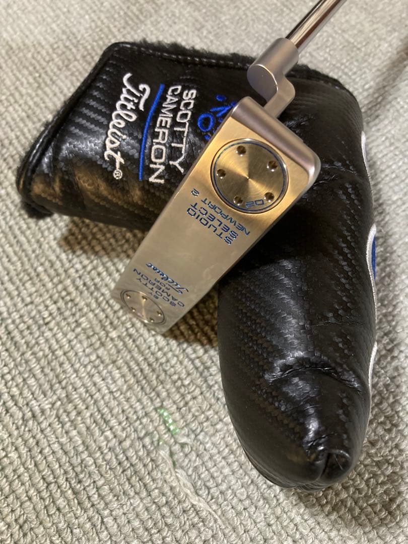 《希少美品》スコッティキャメロンスタジオセレクトニューポート2正規ブルーカスタム