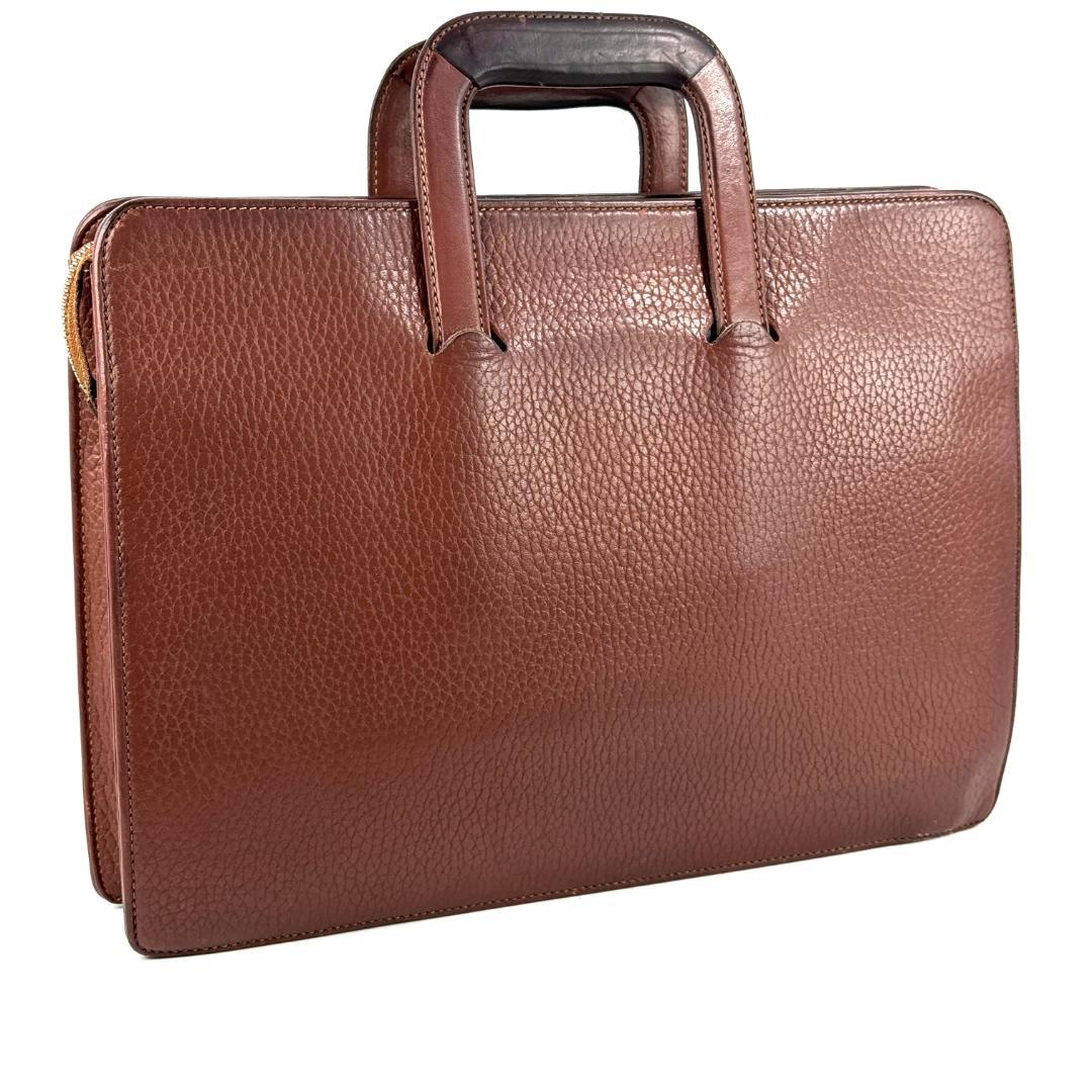 Burberry　レザー　ビジネスバッグ　ブリーフケース　バーバリー