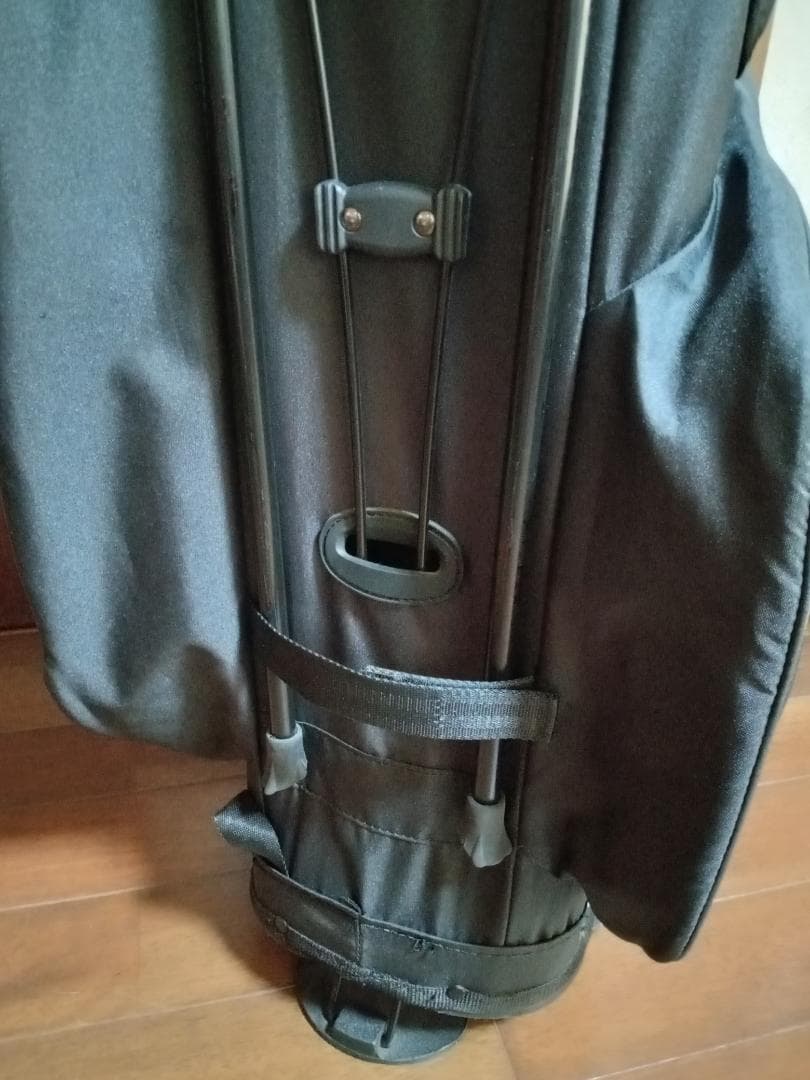 【値下げ】美品★adidas★アディダス★スタンド式バッグ★8.5型★黒★