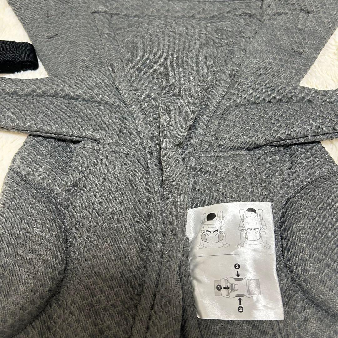 美品】国内正規品 エルゴベビー オムニブリーズ エアメッシュ グラファイトグレー
