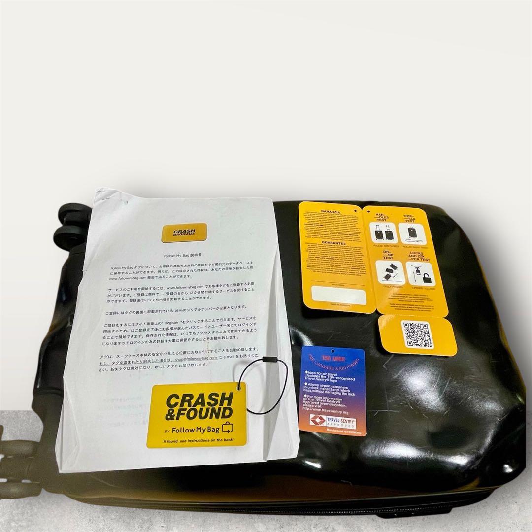 クラッシュバゲージ CRASH BAGGAGE 40L Sサイズ 機内持込可能