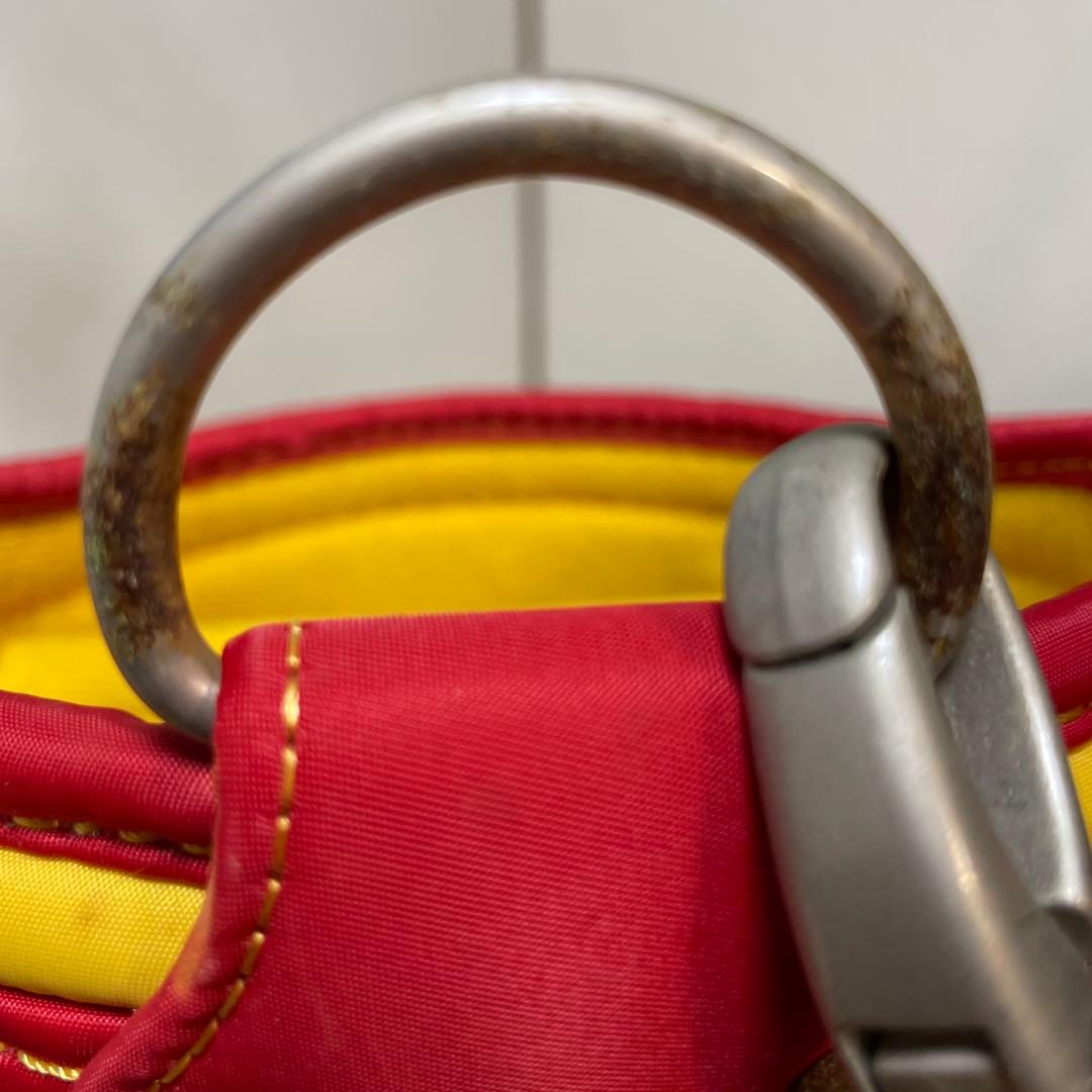 BENETTON ベネトン　キャディバッグ　赤