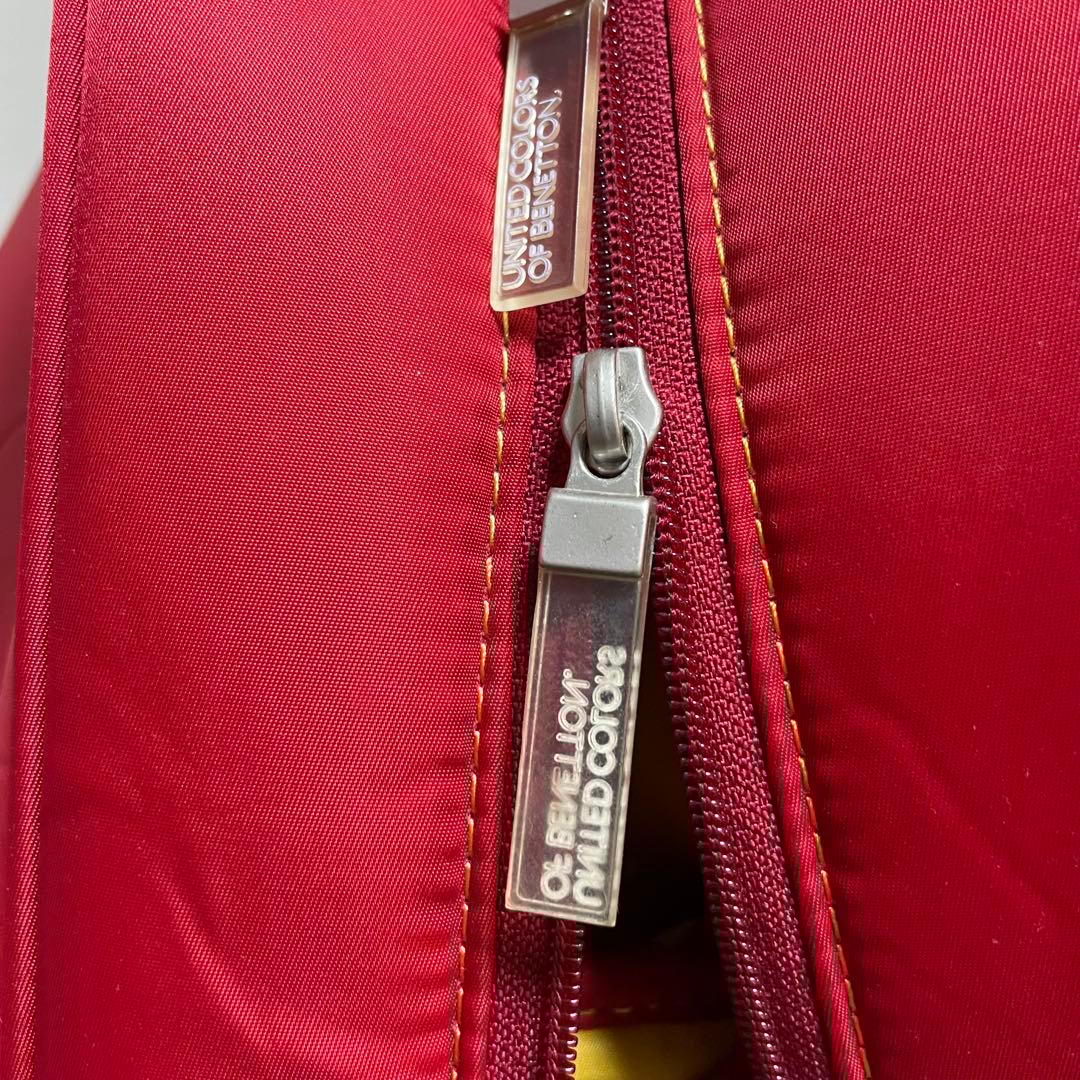 BENETTON ベネトン　キャディバッグ　赤