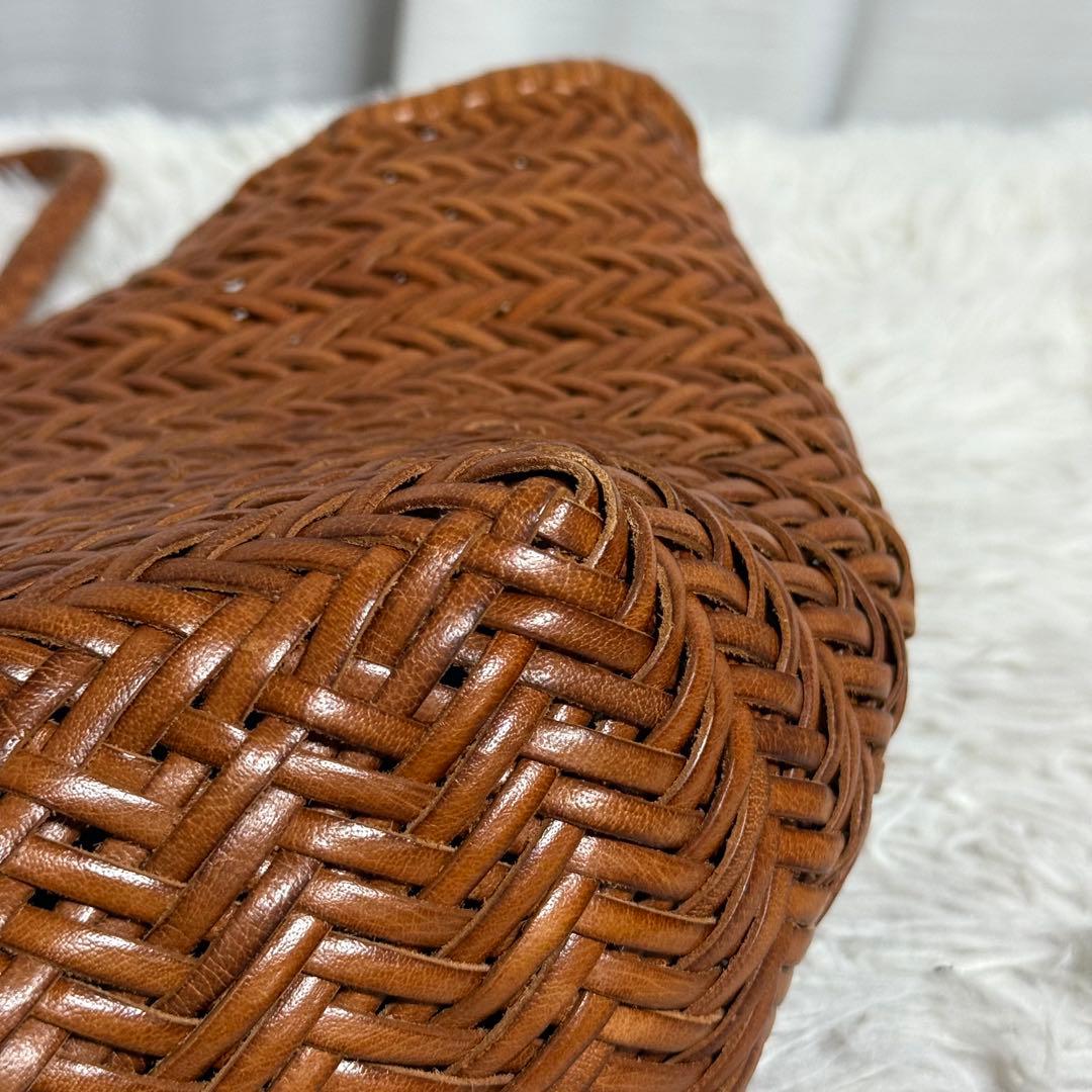 ⭐️未使用級⭐️セントクリストファー　ドラゴンディフュージョン　メッシュトート　籠鞄