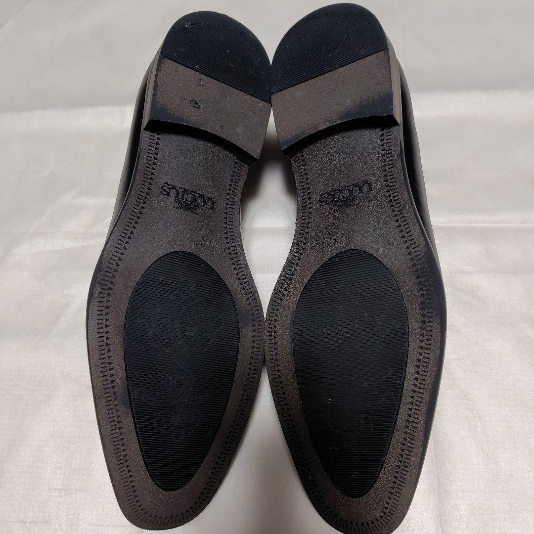 LUCIUS ルシウス　本革 タッセル ローファー 　ブラック　45