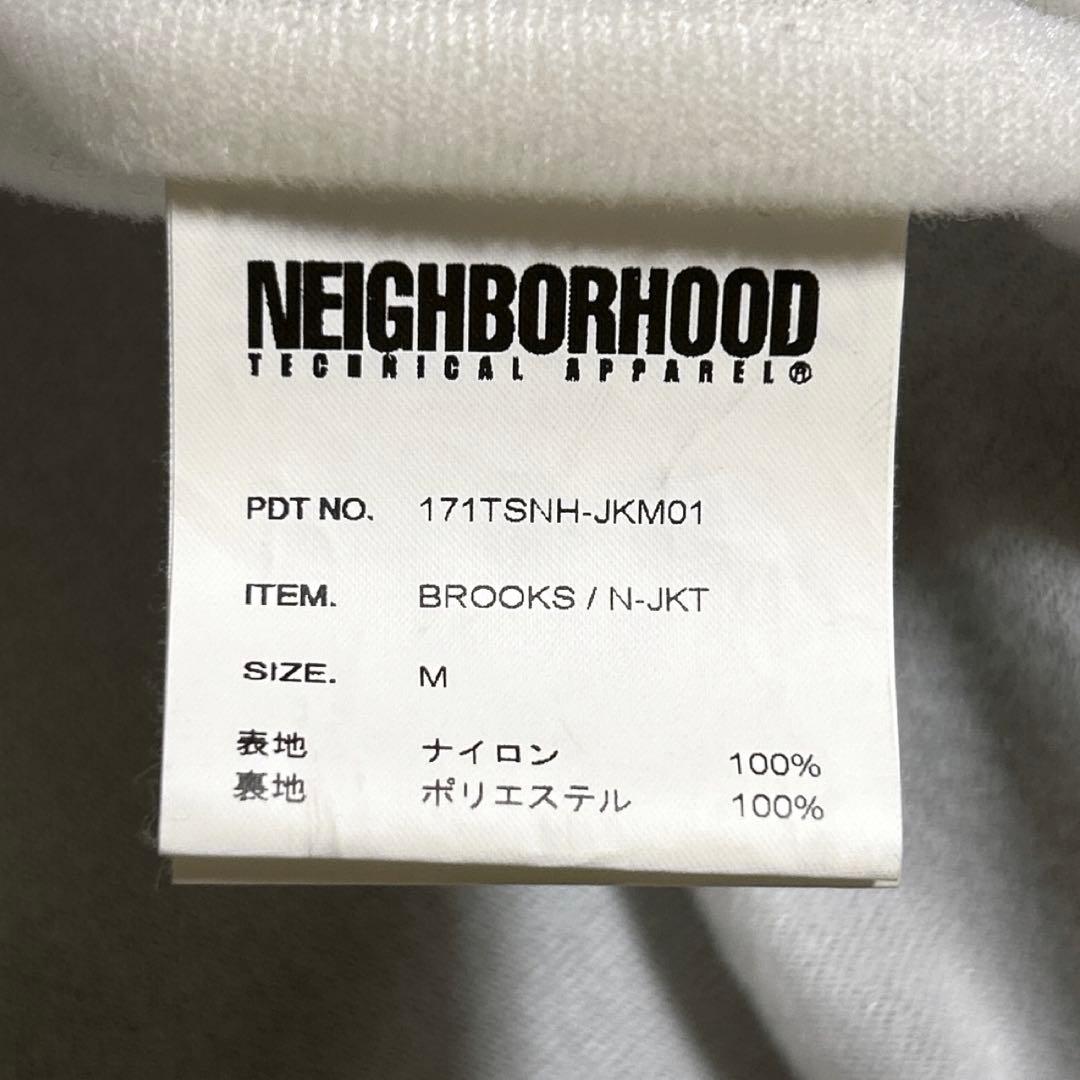 NEIGHBORHOOD BROOKS コーチジャケット ブラック 黒 M