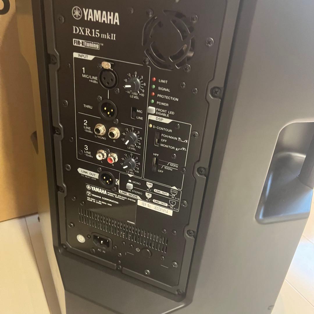 YAMAHA DXR15 mkII パワードスピーカー