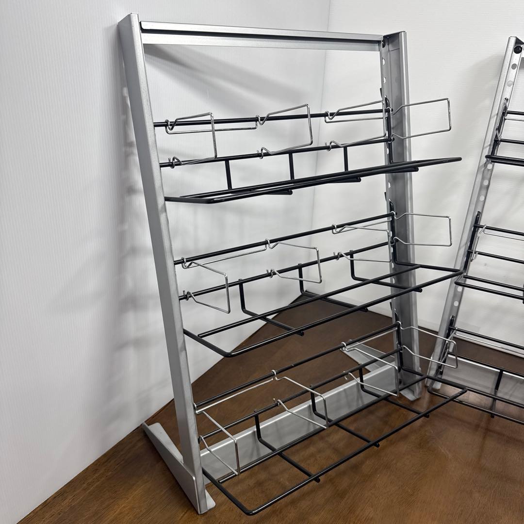 ディスクラック 3段 スリム ×2 セット CD DVD 収納 ラック