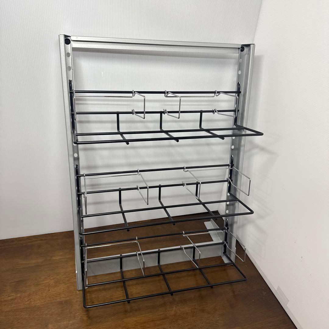 ディスクラック 3段 スリム ×2 セット CD DVD 収納 ラック