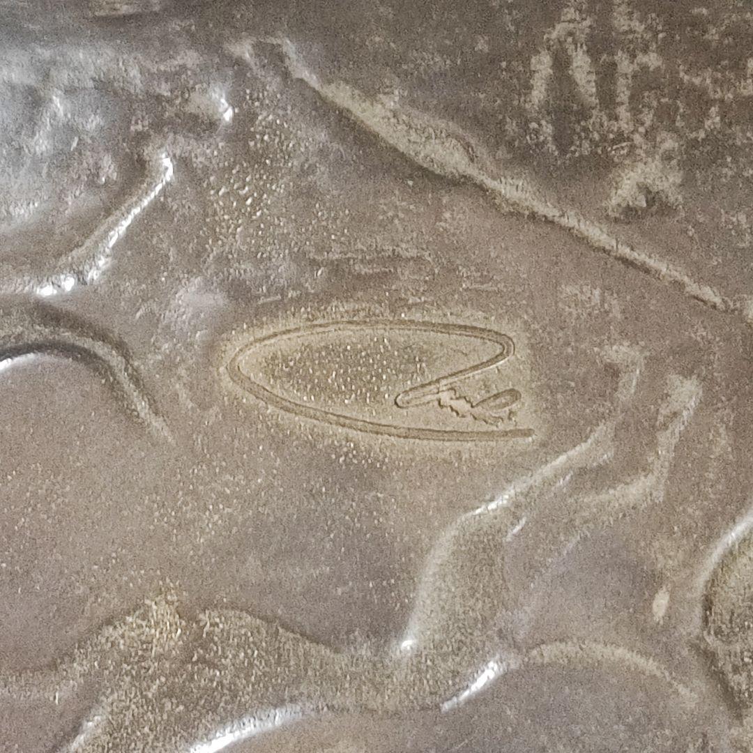 フランス製　アールヌーヴォーの真鍮製　トレイ希少美品　アンティーク骨董品　 銅製