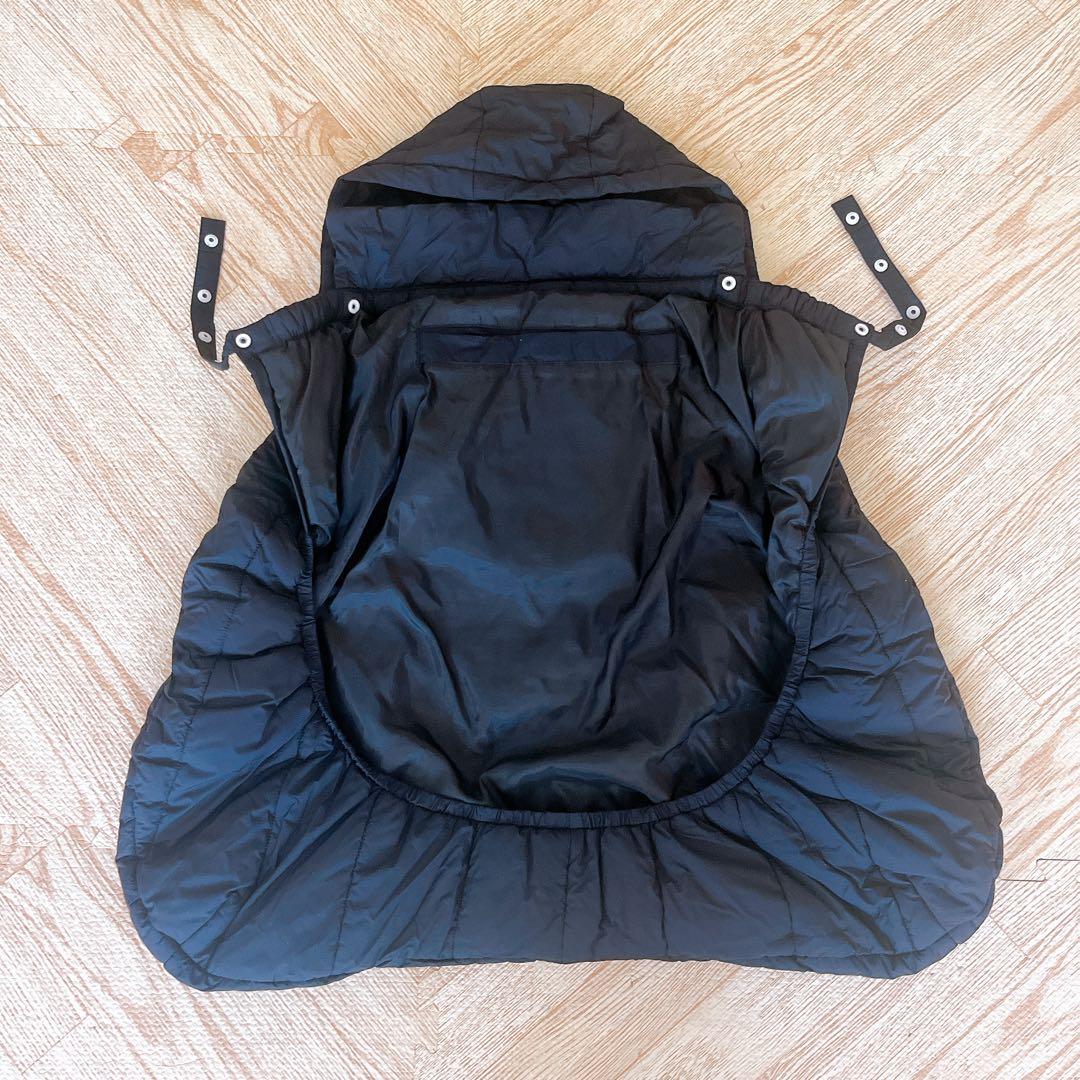 【美品】THE NORTH FACE Baby ShellBlanket 黒