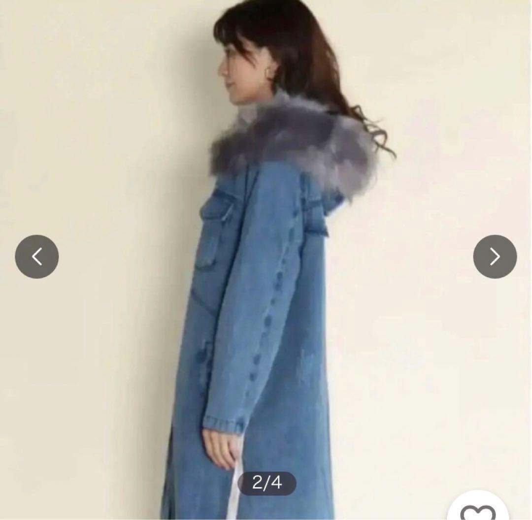 新品タグ付き　スコットクラブ　デニムコート　モッズコート　ボアライナー付き