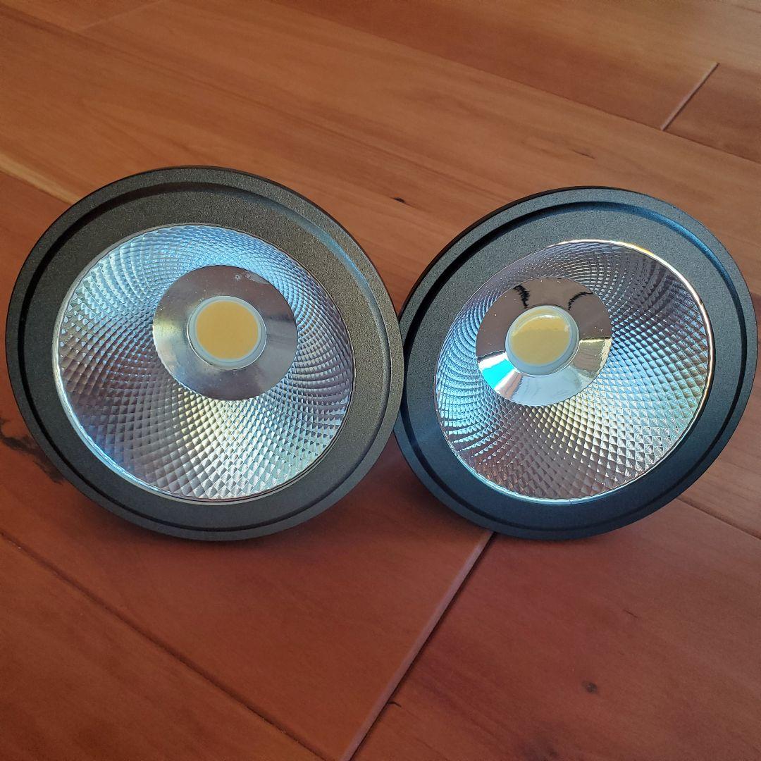 【美品】AMATERAS 20W LEDライト 2個セット +ソケット2個
