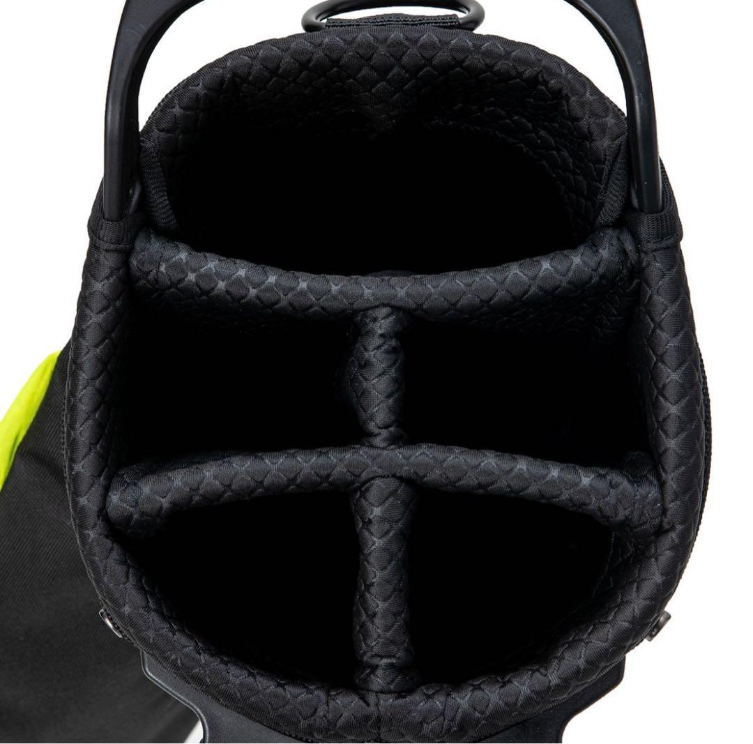 パーリゲイツ by PSYCHO BUNNY キャディバッグ ブラック/イエロー