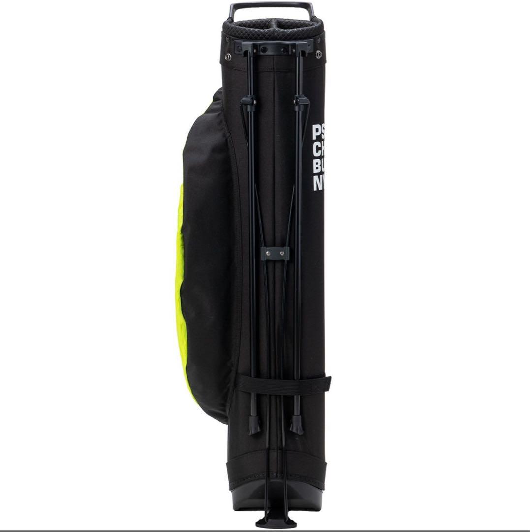 パーリゲイツ by PSYCHO BUNNY キャディバッグ ブラック/イエロー