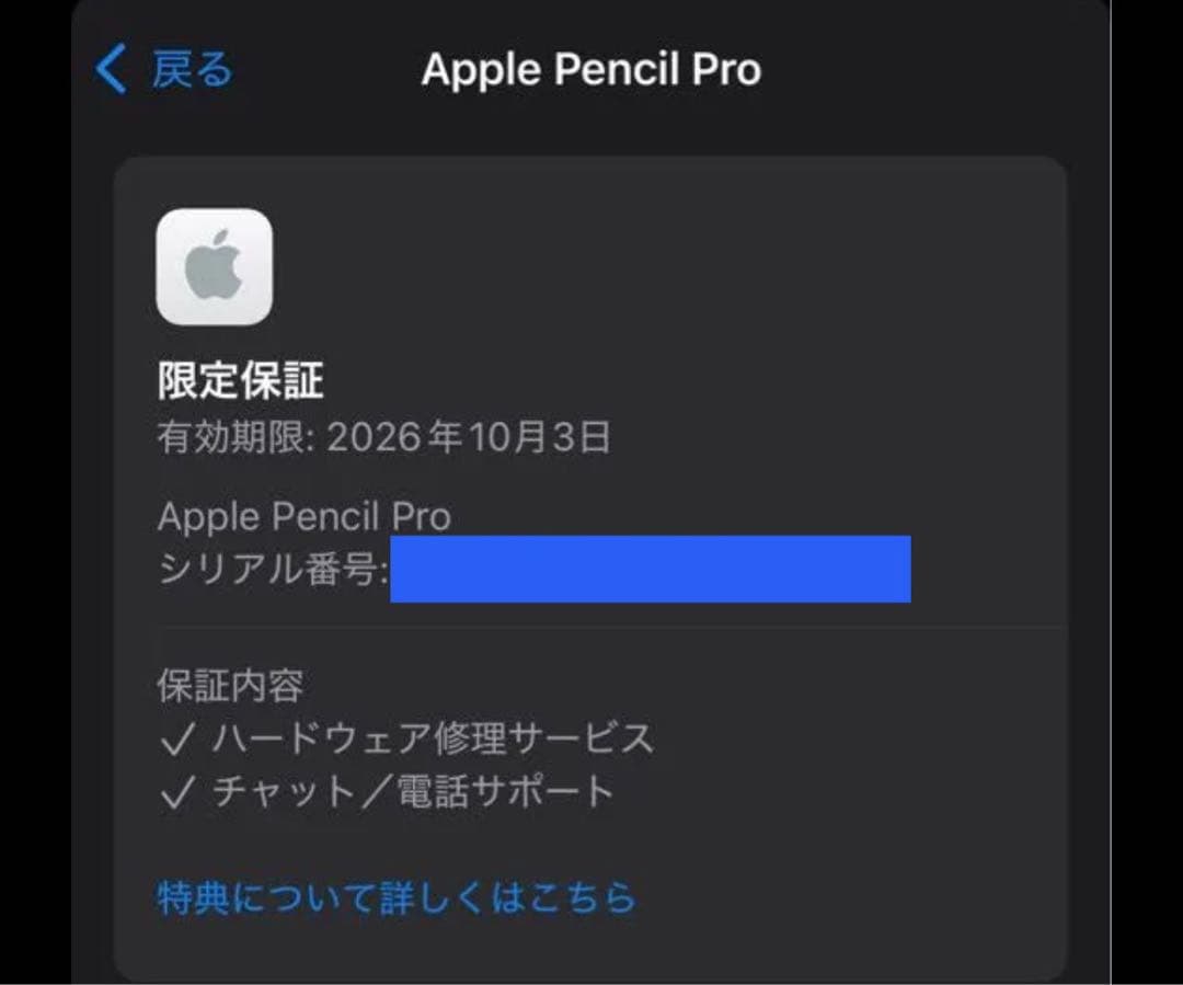 Apple Pencil Pro MX2D3ZA保証付き