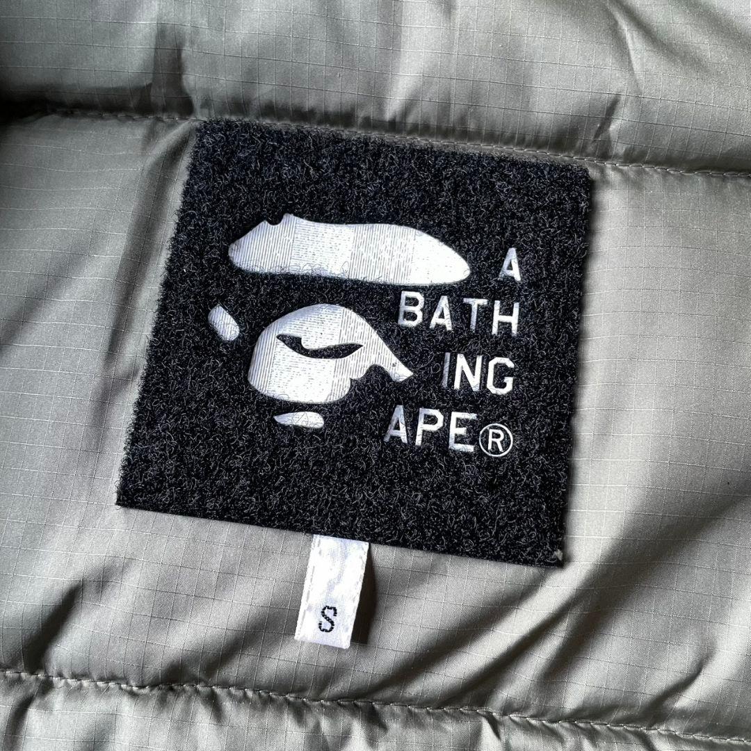 ジャケット・アウター 00s A BATHING APE puffer jacket khaki