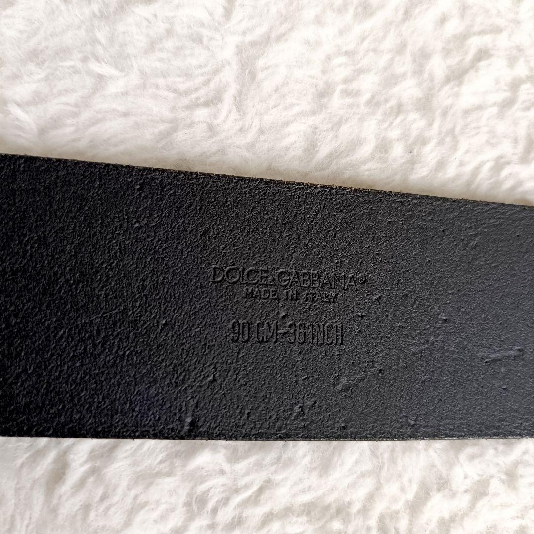 D＆G ドルガバ　ベルト　ハート　ゴールド　ブラック　黒　金