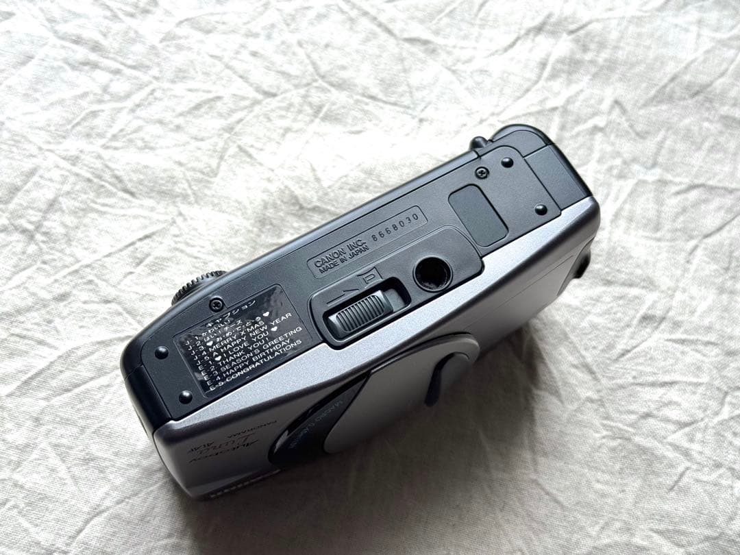 ⌘完動品！ 電池付き、作例あり！ Canon Autoboy Luna⌘