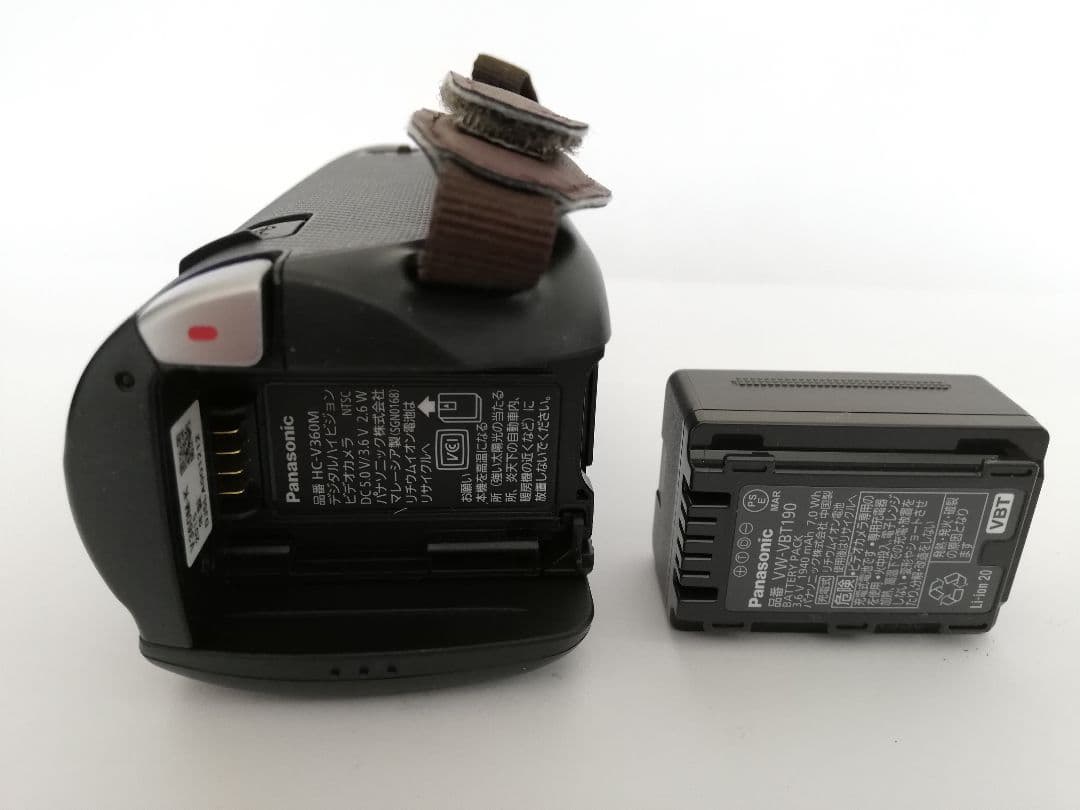 Panasonic HC-V360M ビデオカメラ 本体、付属品