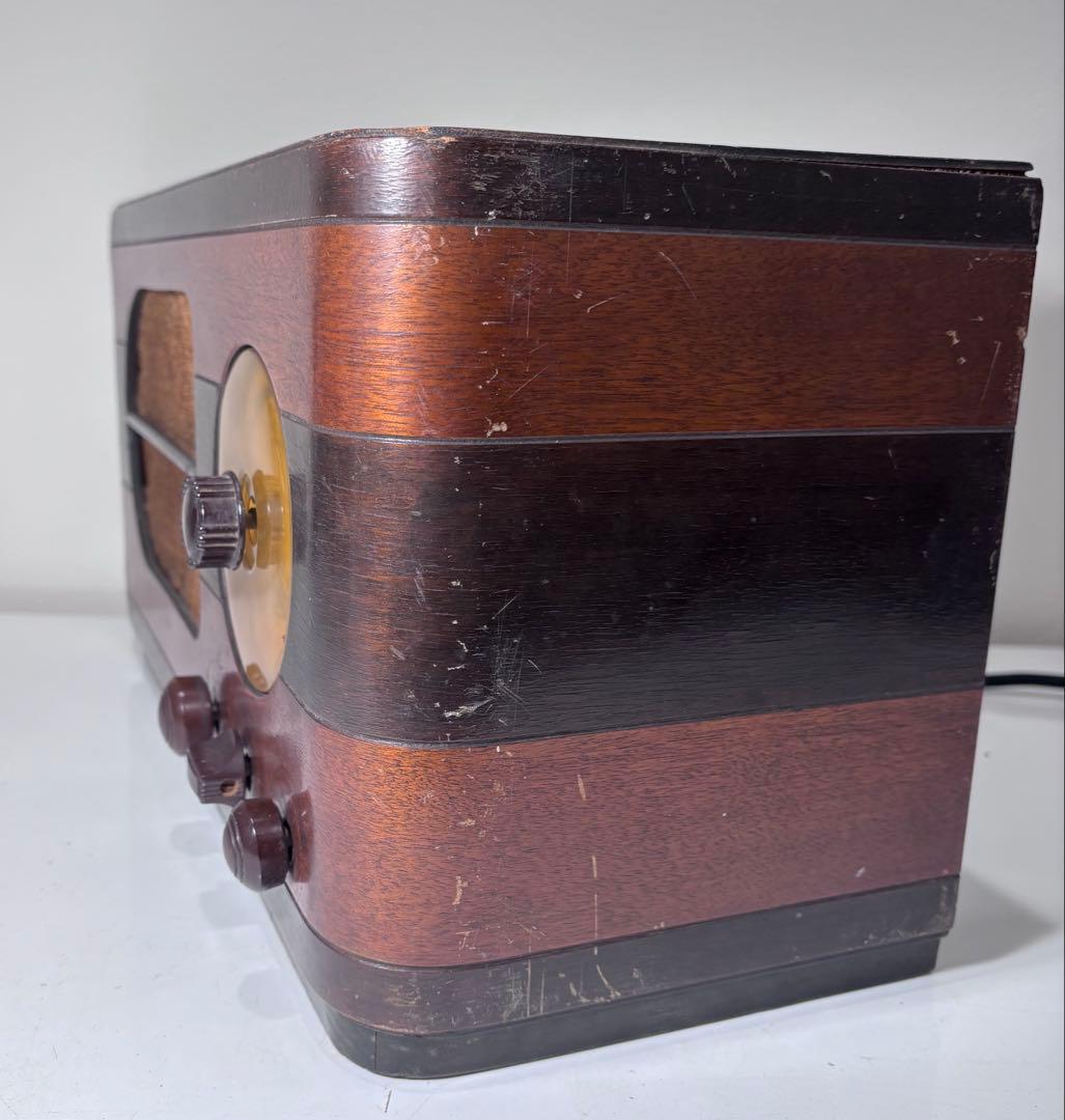 レトロ　真空管ラジオ　ヘルメス　47A型　並4 整備済