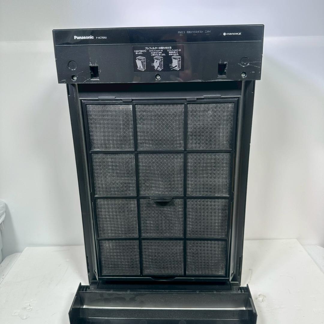 【良品】パナソニック F-VC70XU 空気清浄機 加湿機能付