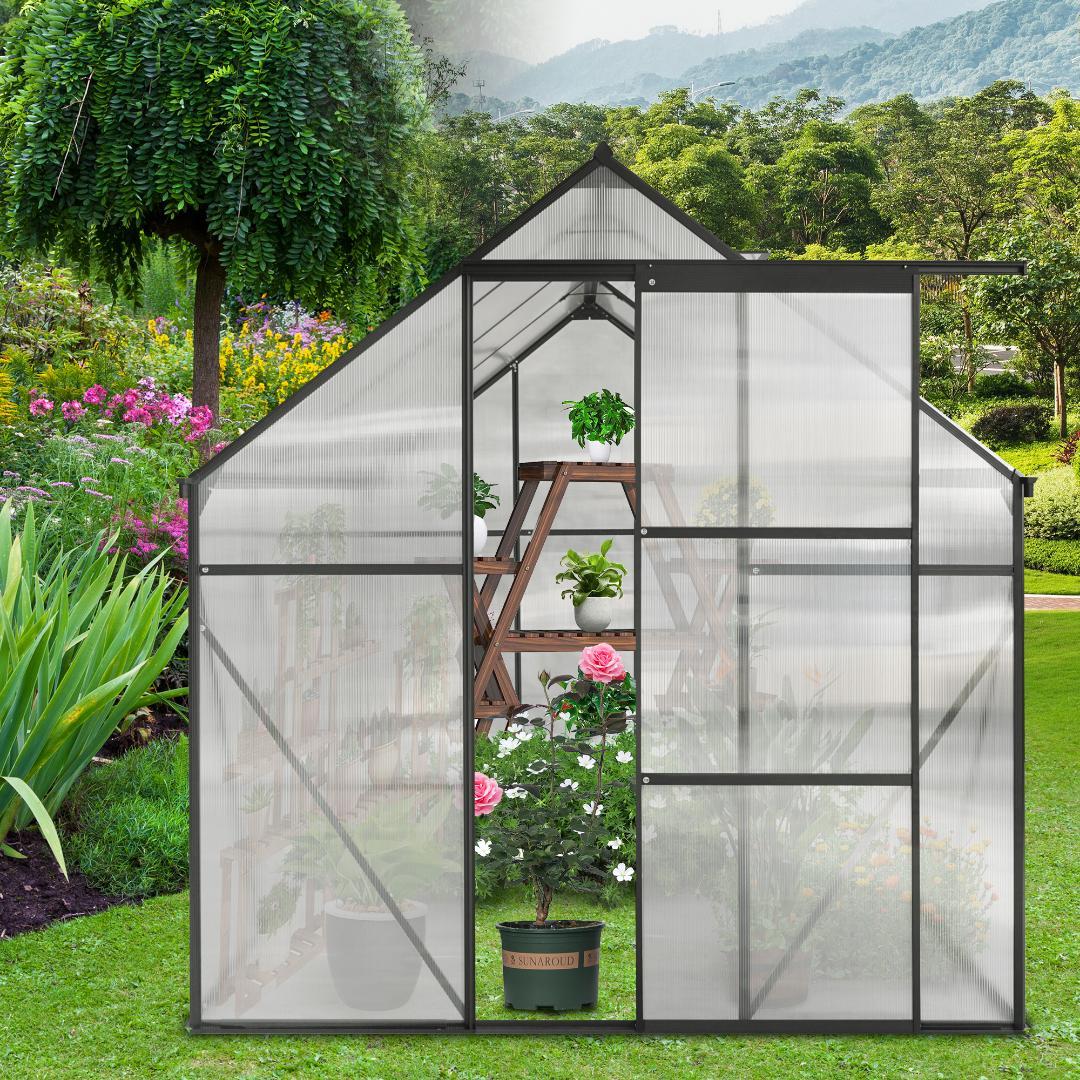 温室 保温 温室棚 収納庫 園芸用 ビニールハウス 耐久性の高い温室 防雨 防寒