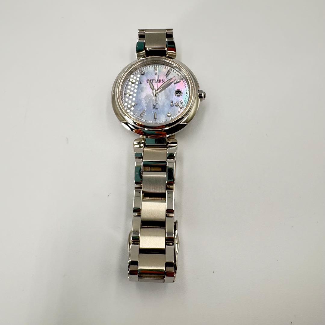 希少✨美品✨1600本限定モデル シチズン クロスシー　ダイヤモンド 白蝶貝