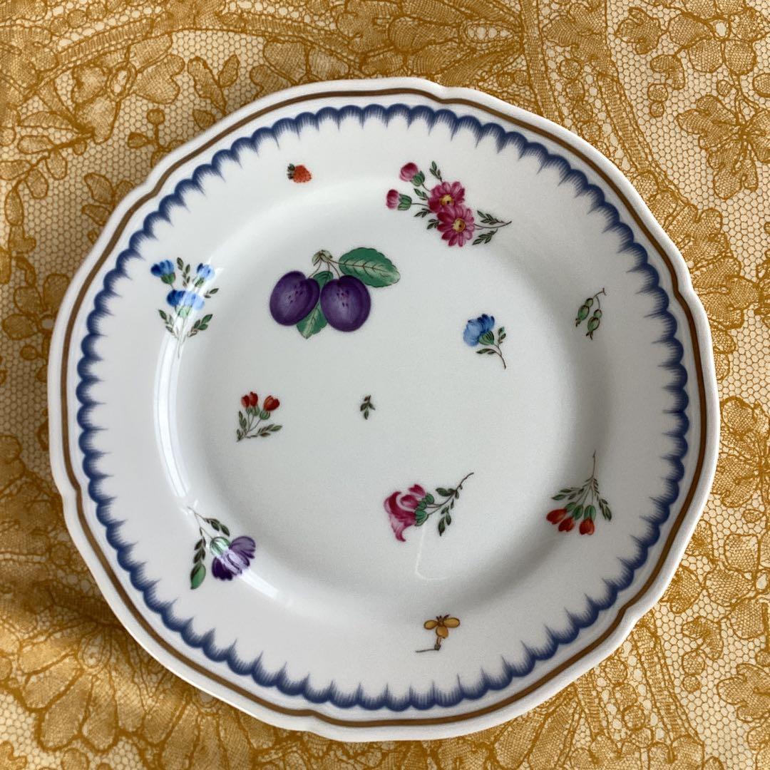 《リチャードジノリイタリアンフルーツ》ケーキ皿20cm 4枚セット