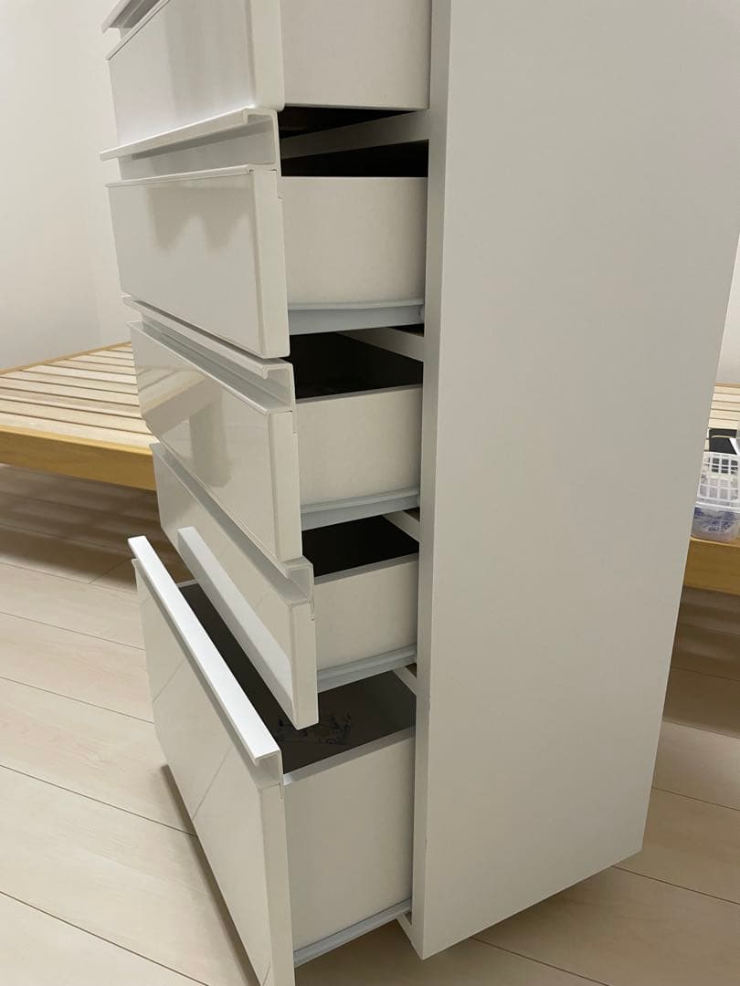 キャスター付　チェスト　木製