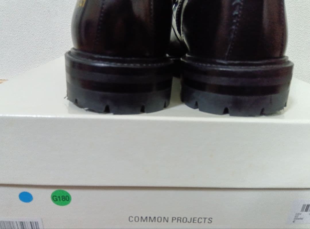 【美品】コモンプロジェクト　ブーツ　41　ブラック　黒　本革　イタリア製　高級