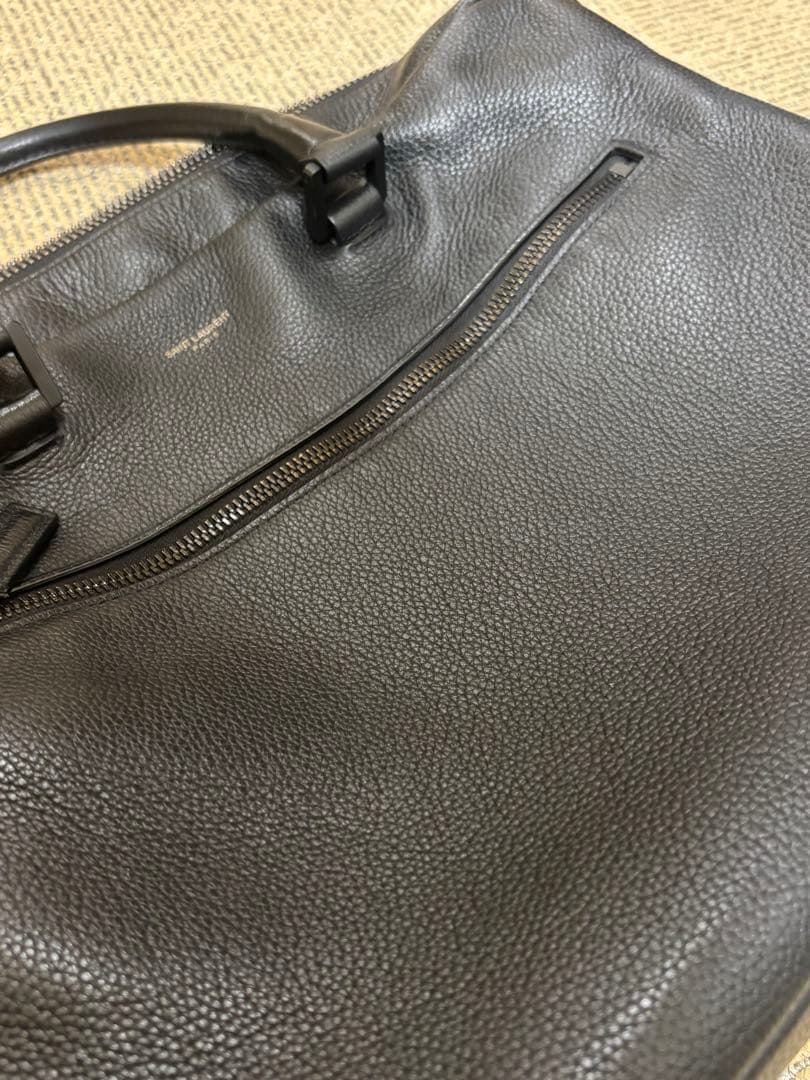 サンローラン　ブリーフケース”サック・ド・ジュール”（グレインレザー）