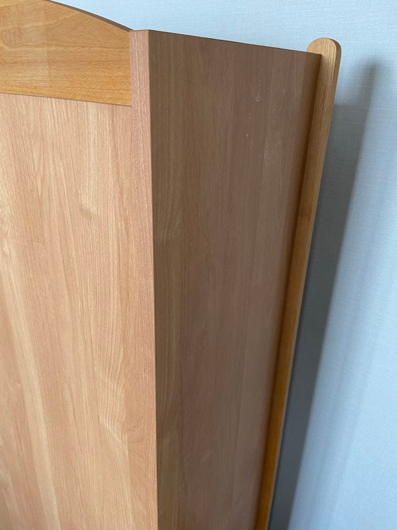 ☆美品☆ナチュラルウッド 木製本棚 引き出し2つ