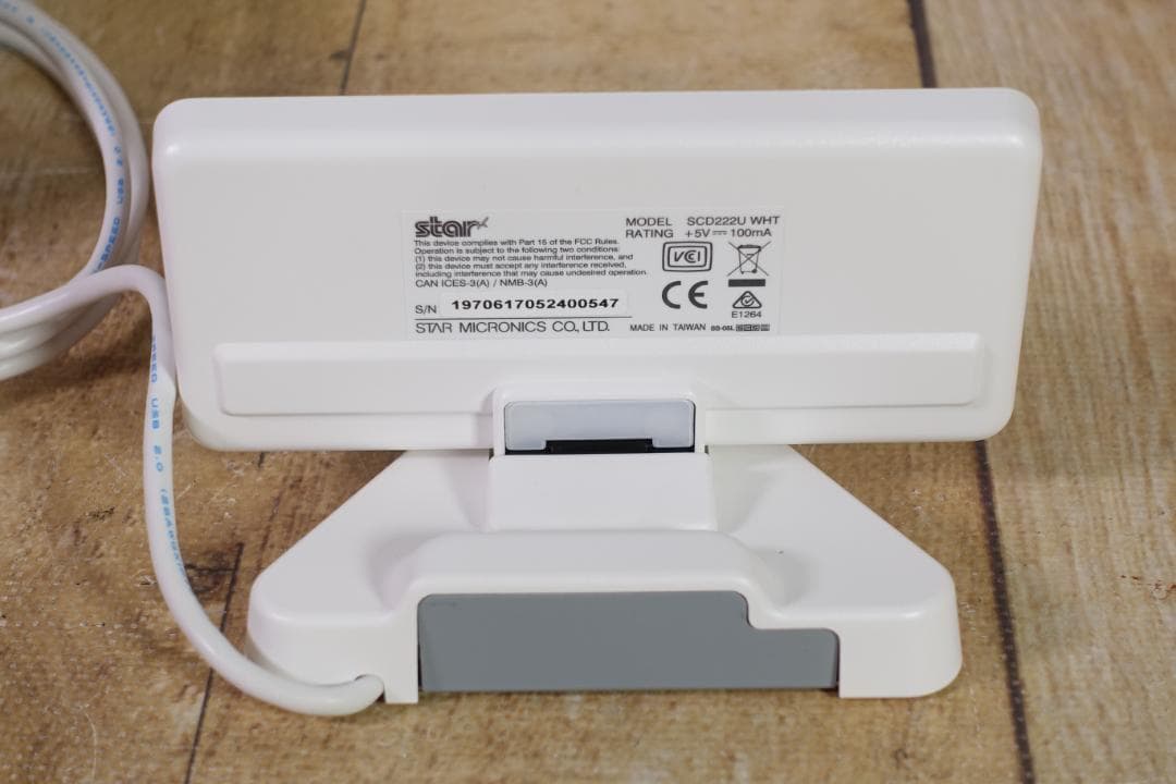 スター精密 SCD222U WHT カスタマーディスプレイ ほぼ未使用