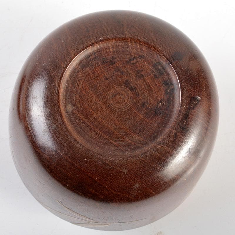 茶道具　漆塗　笹露蒔絵　小棗　桐箱付　V　R5912