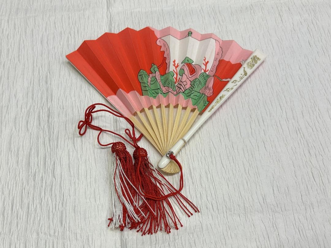 七五三セット　祝帯ペアセット　中サイズ　金　鞠　草履18cm　箱入り