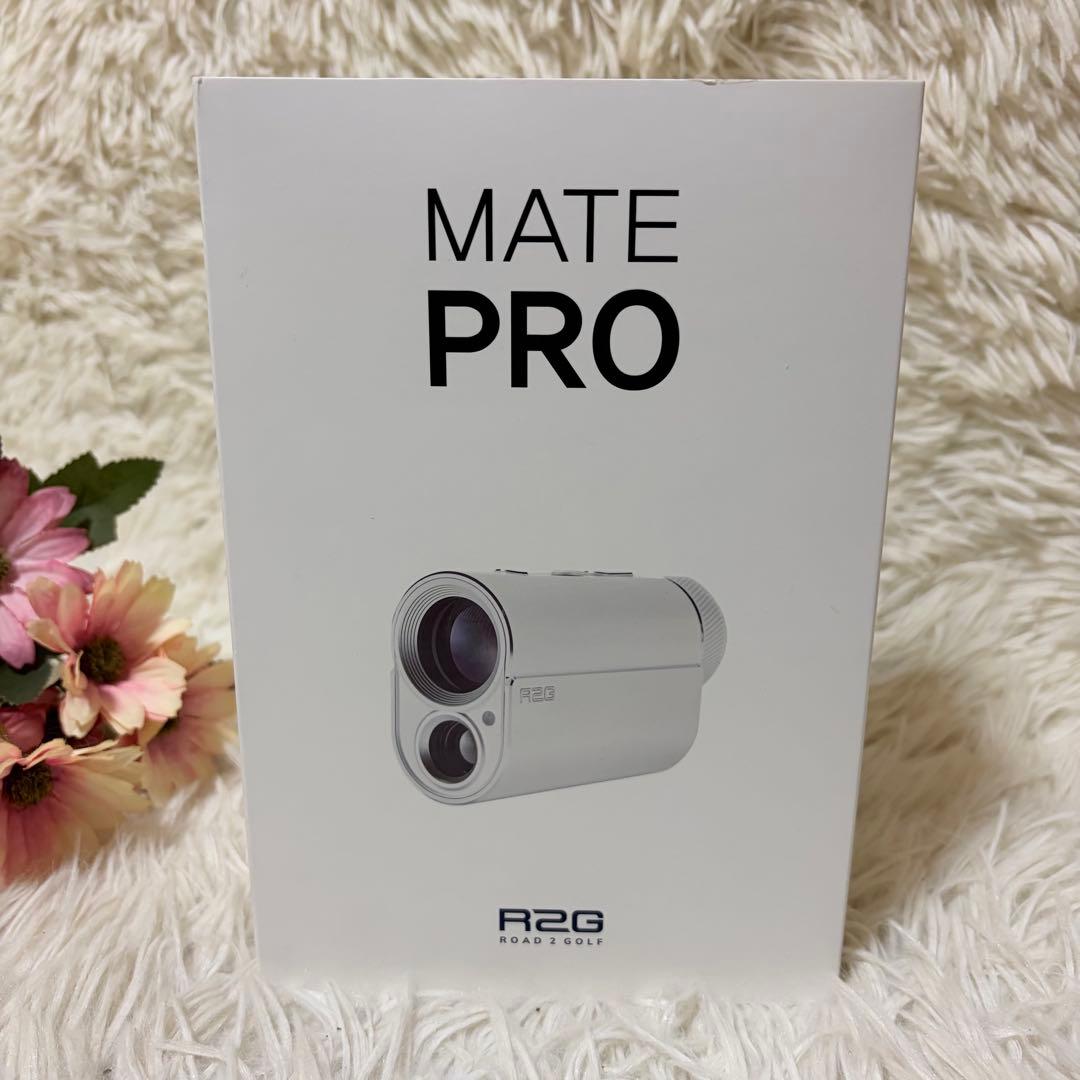 【新品】R2G MATE PRO ゴルフ用レーザー距離計 ホワイト 説明書なし