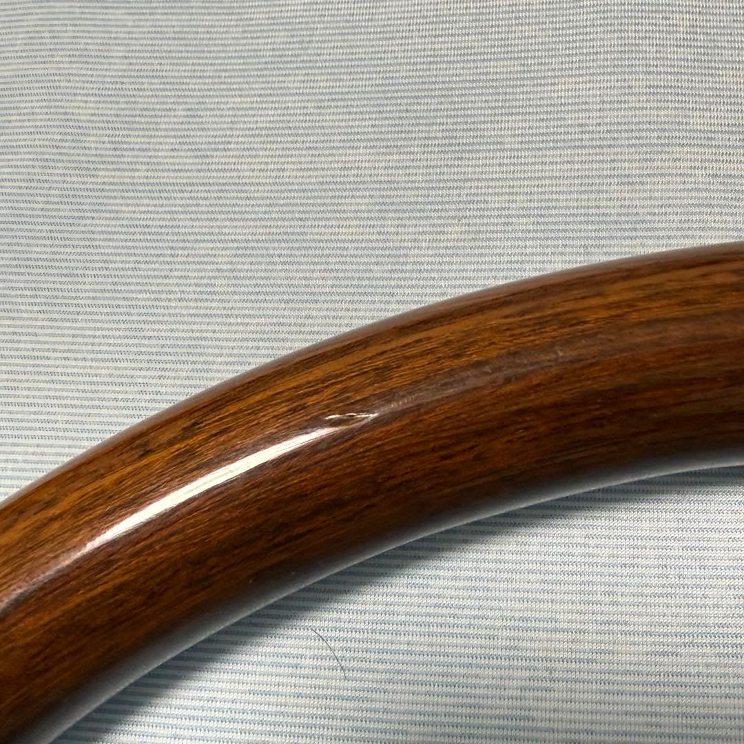 値下げ！MOMO ウッド　ステアリング 3本スポーク　当時物