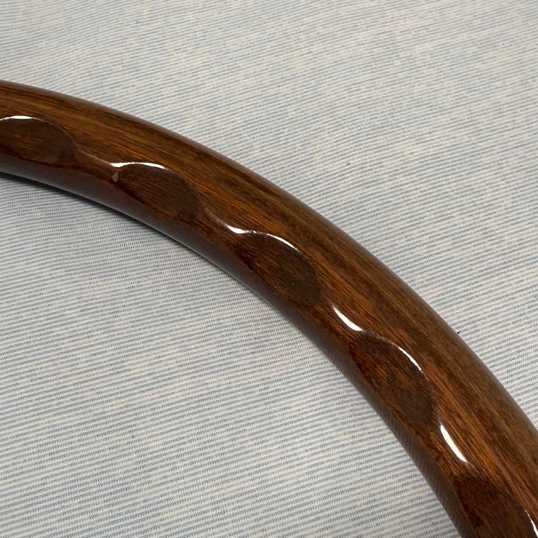 値下げ！MOMO ウッド　ステアリング 3本スポーク　当時物