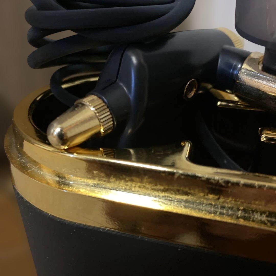 VIVO 炭酸ボンベ　ブラック/ゴールド